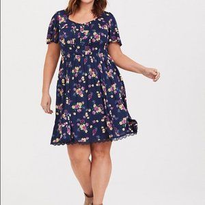 Torrid Outlander Floral Dress